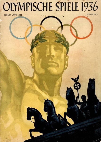 плакат олимпиада 1936 берлин